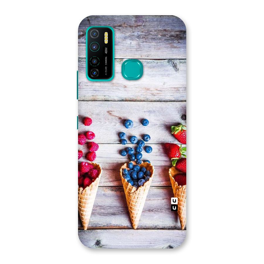 Cone Fruits Design Back Case for Infinix Hot 9 Pro