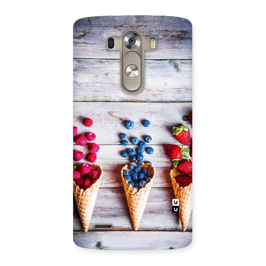 Cone Fruits Design Back Case for LG G3