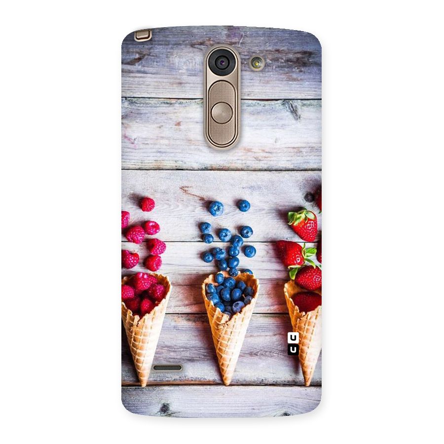 Cone Fruits Design Back Case for LG G3 Stylus