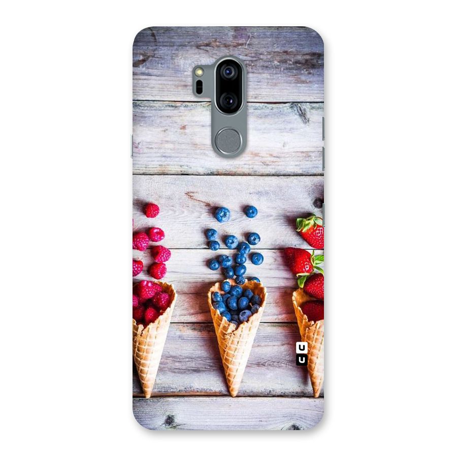 Cone Fruits Design Back Case for LG G7