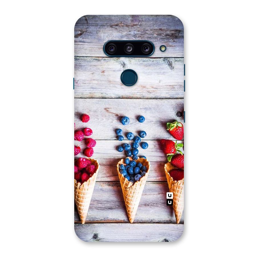 Cone Fruits Design Back Case for LG  V40 ThinQ
