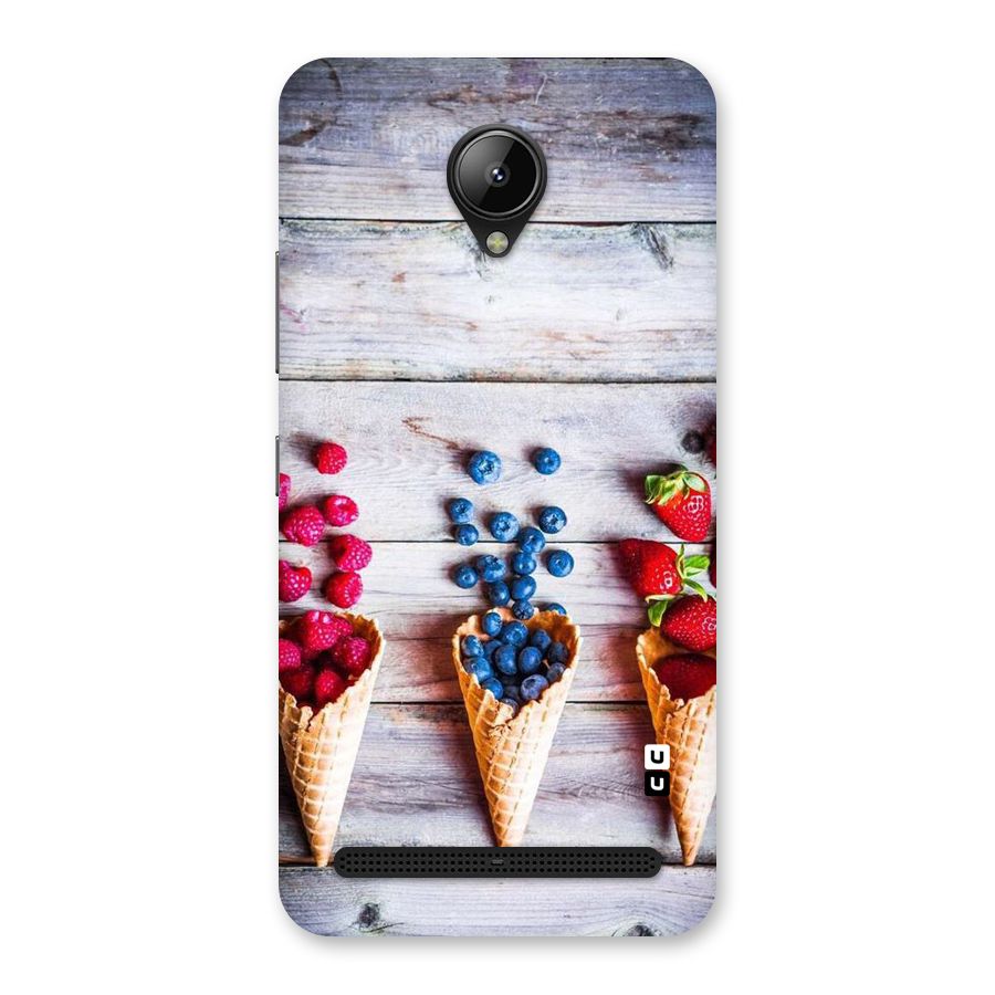 Cone Fruits Design Back Case for Lenovo C2