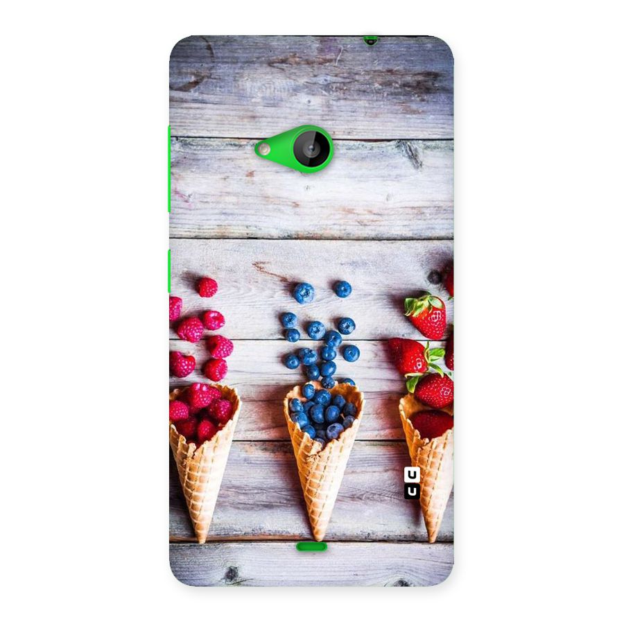 Cone Fruits Design Back Case for Lumia 535