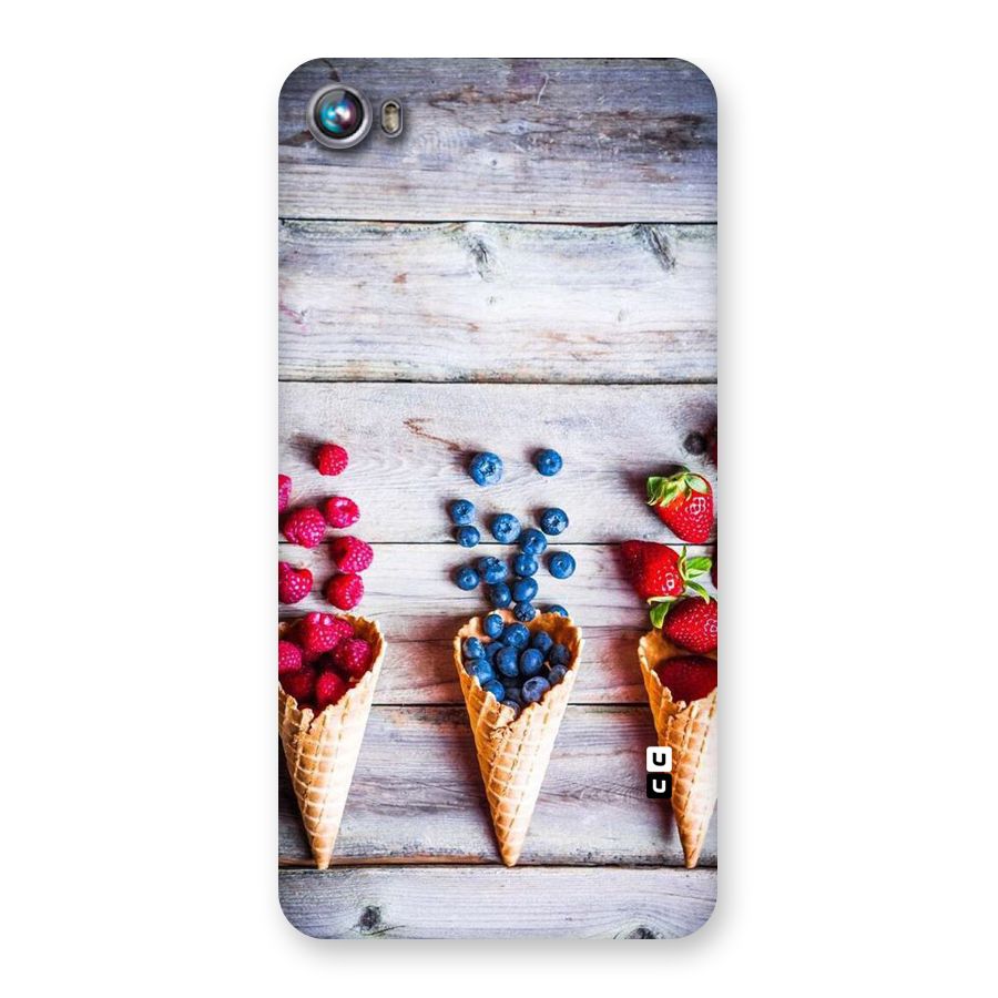 Cone Fruits Design Back Case for Micromax Canvas Fire 4 A107