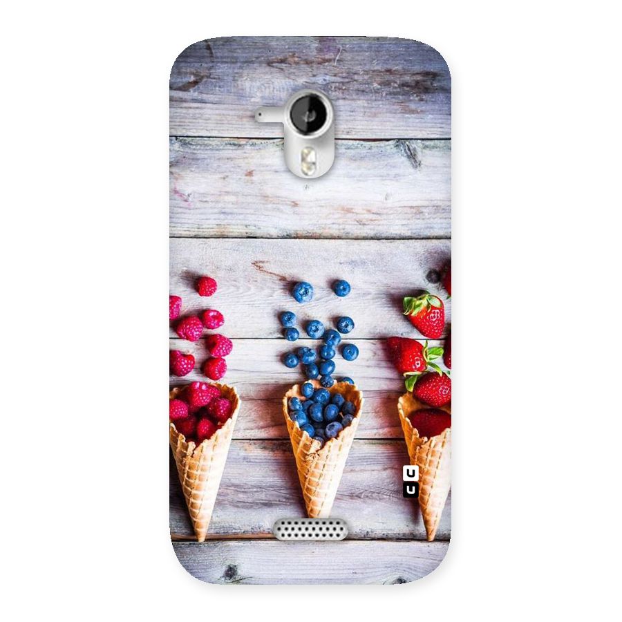Cone Fruits Design Back Case for Micromax Canvas HD A116