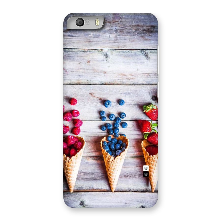 Cone Fruits Design Back Case for Micromax Canvas Knight 2