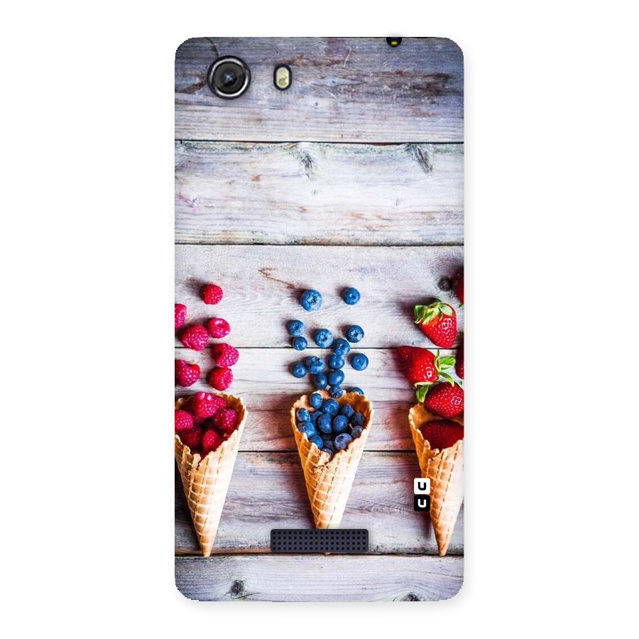 Cone Fruits Design Back Case for Micromax Unite 3