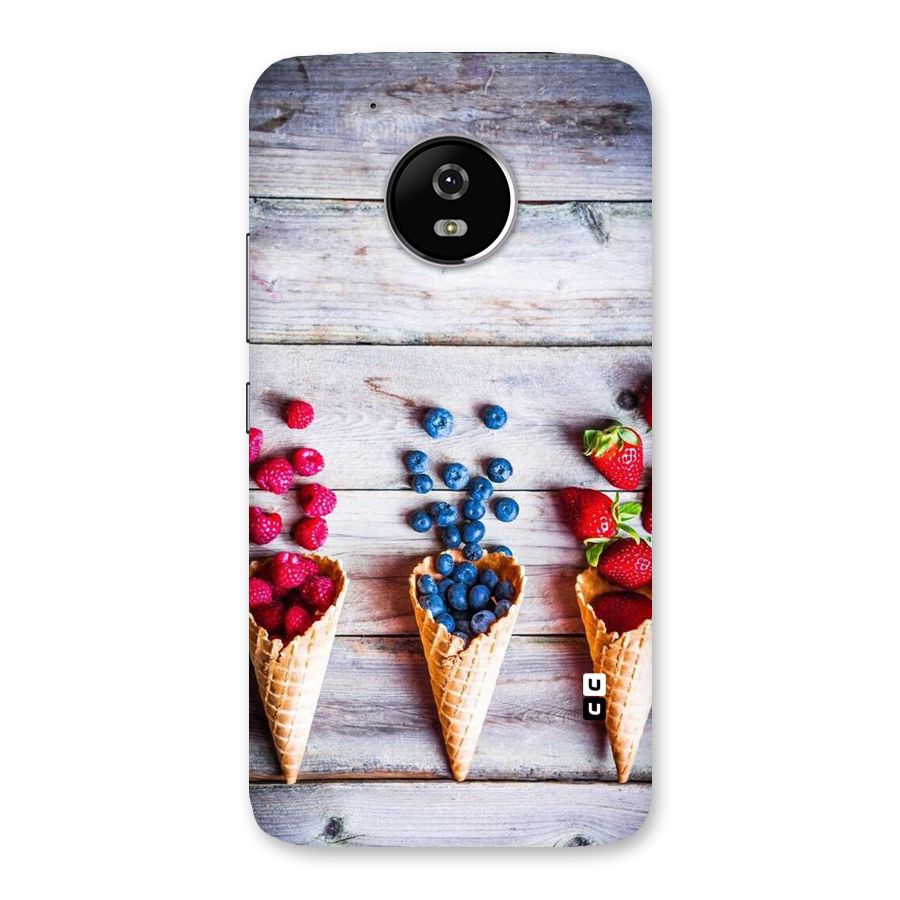 Cone Fruits Design Back Case for Moto G5