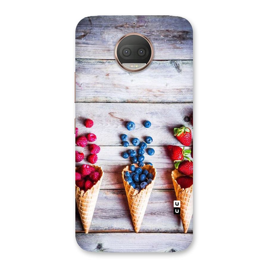 Cone Fruits Design Back Case for Moto G5s Plus