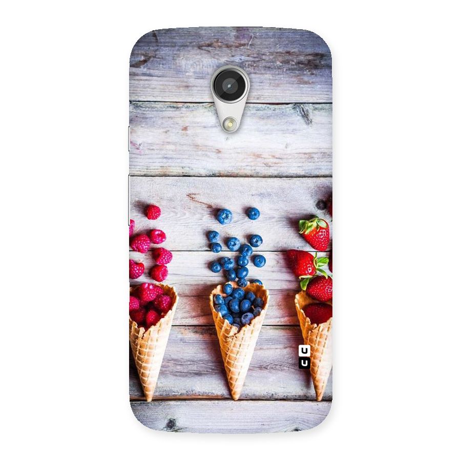Cone Fruits Design Back Case for Moto G 2nd Gen