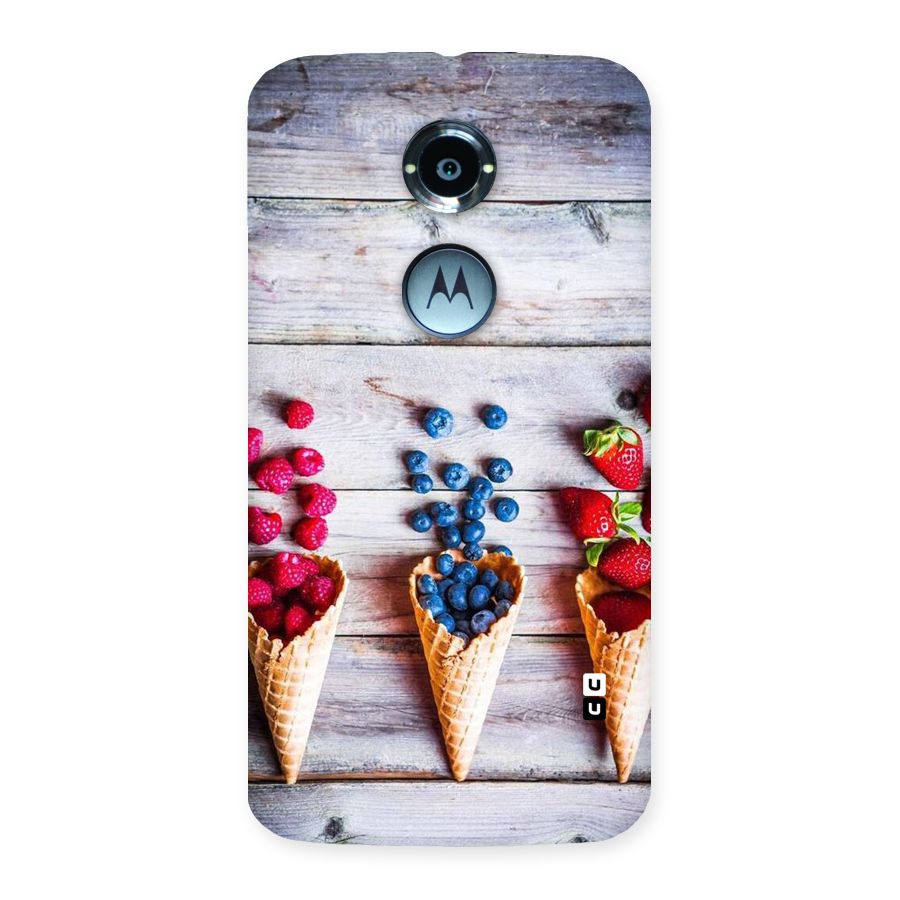 Cone Fruits Design Back Case for Moto X 2nd Gen
