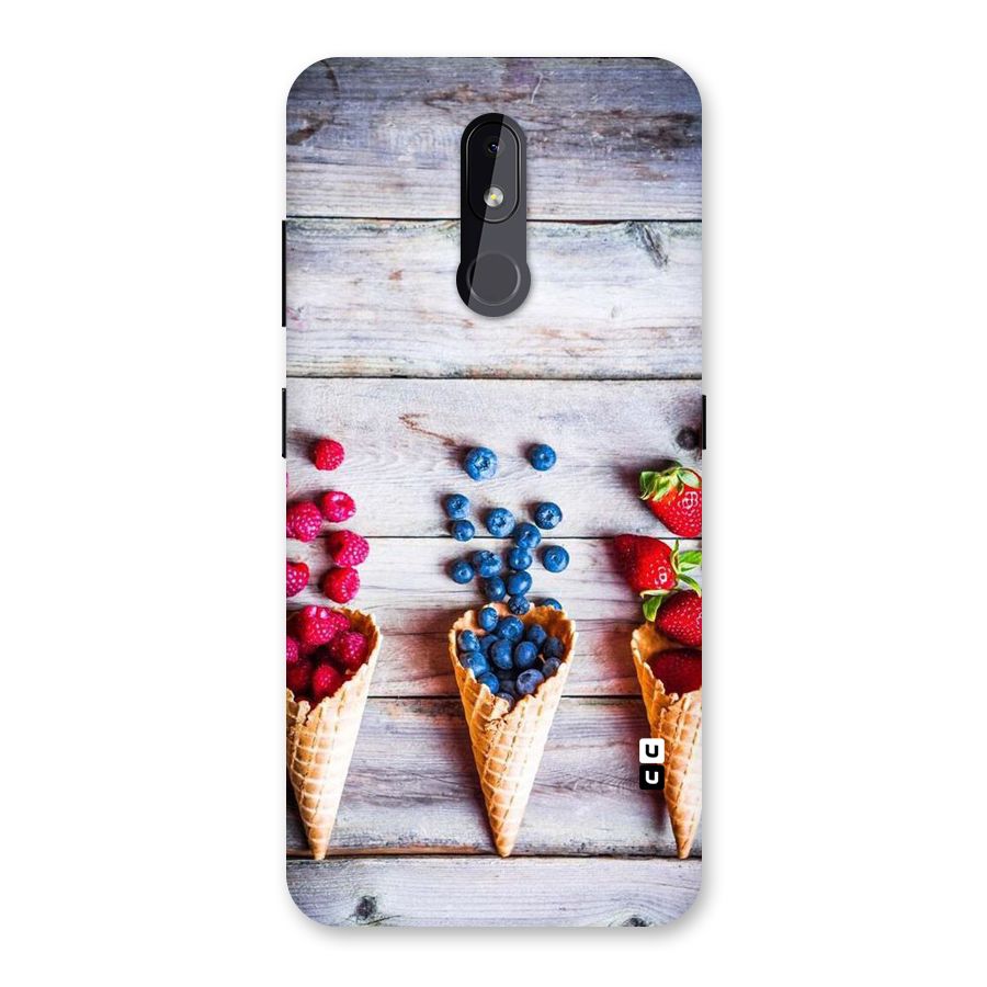 Cone Fruits Design Back Case for Nokia 3.2