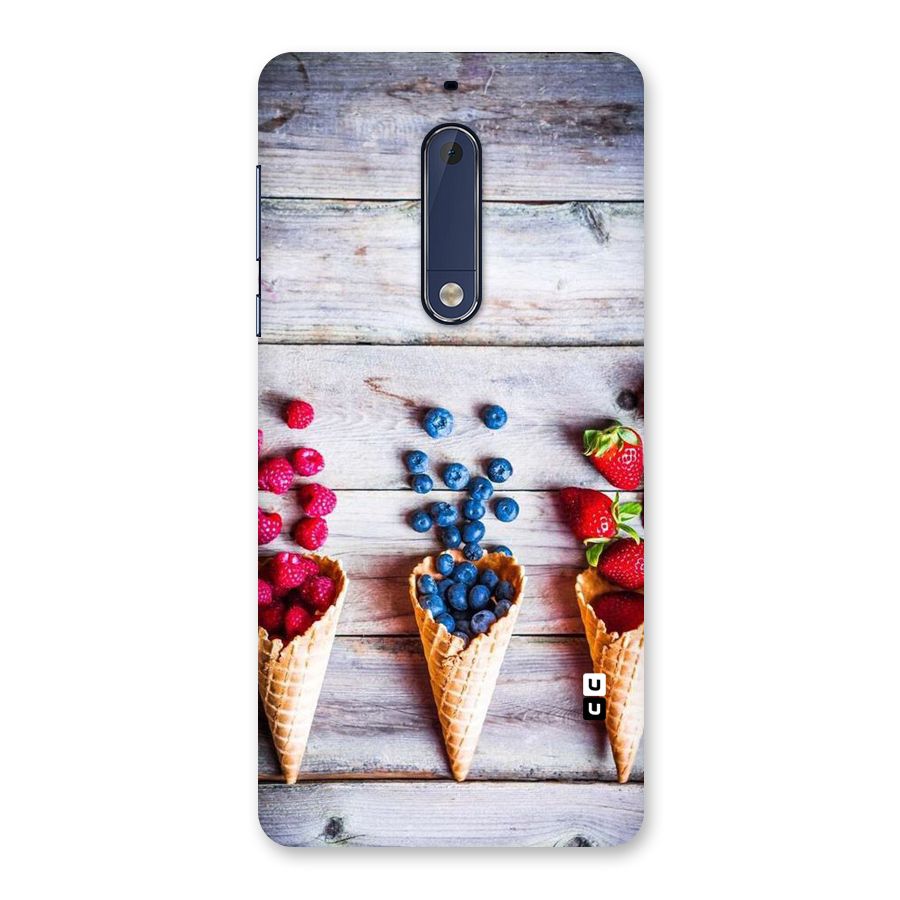 Cone Fruits Design Back Case for Nokia 5
