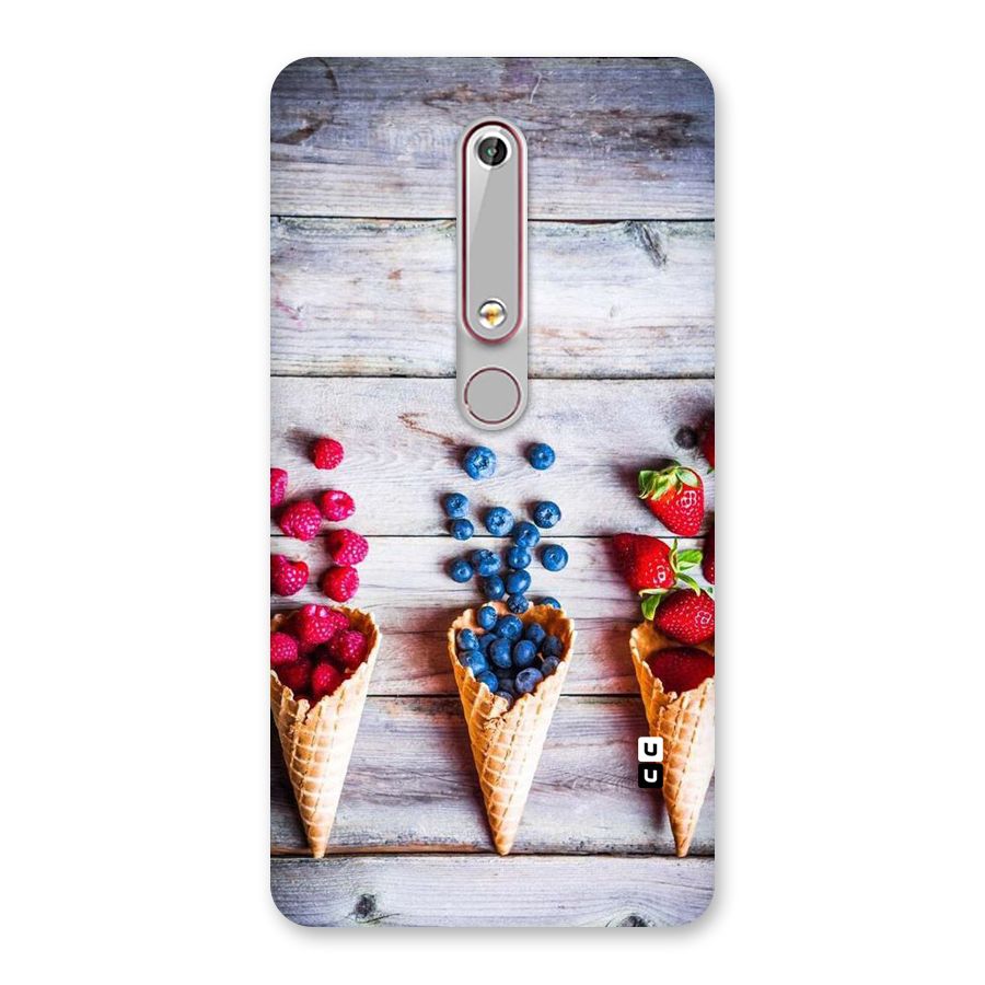 Cone Fruits Design Back Case for Nokia 6.1