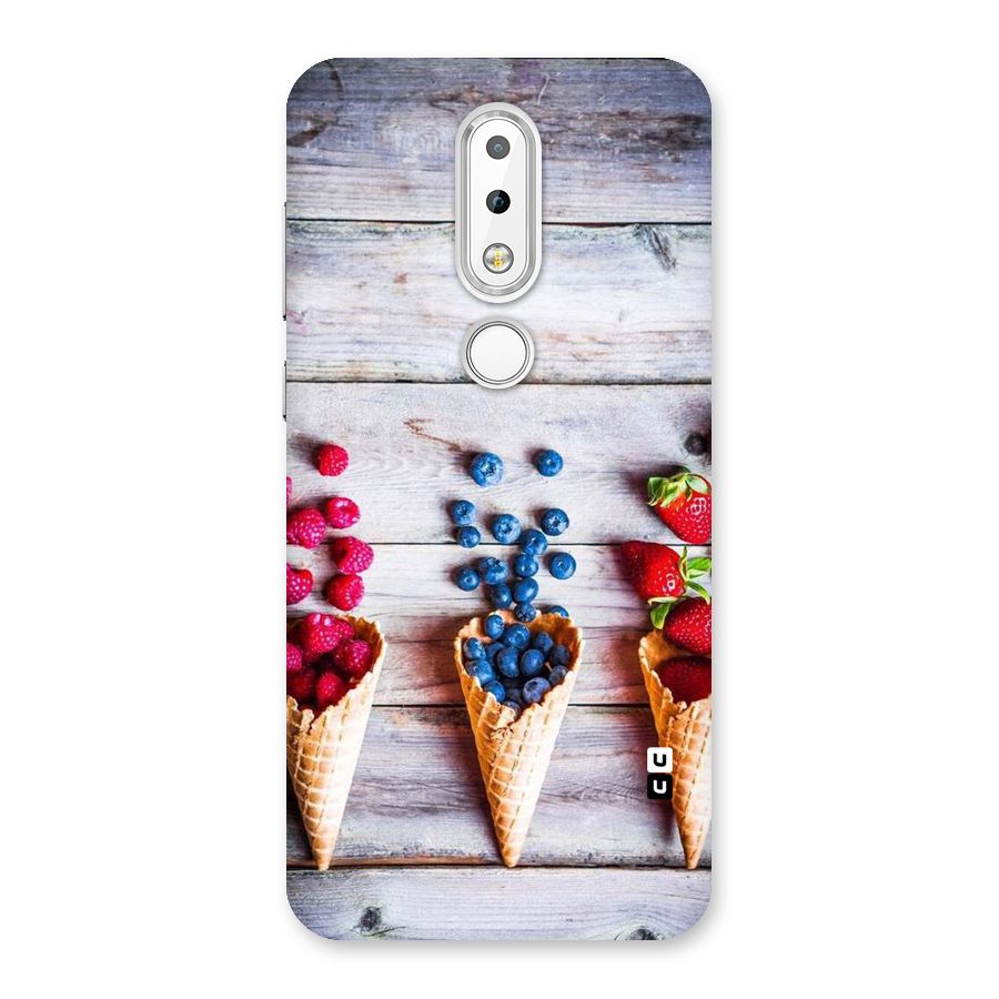 Cone Fruits Design Back Case for Nokia 6.1 Plus