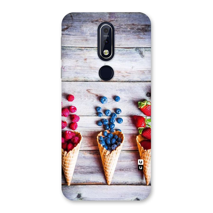 Cone Fruits Design Back Case for Nokia 7.1