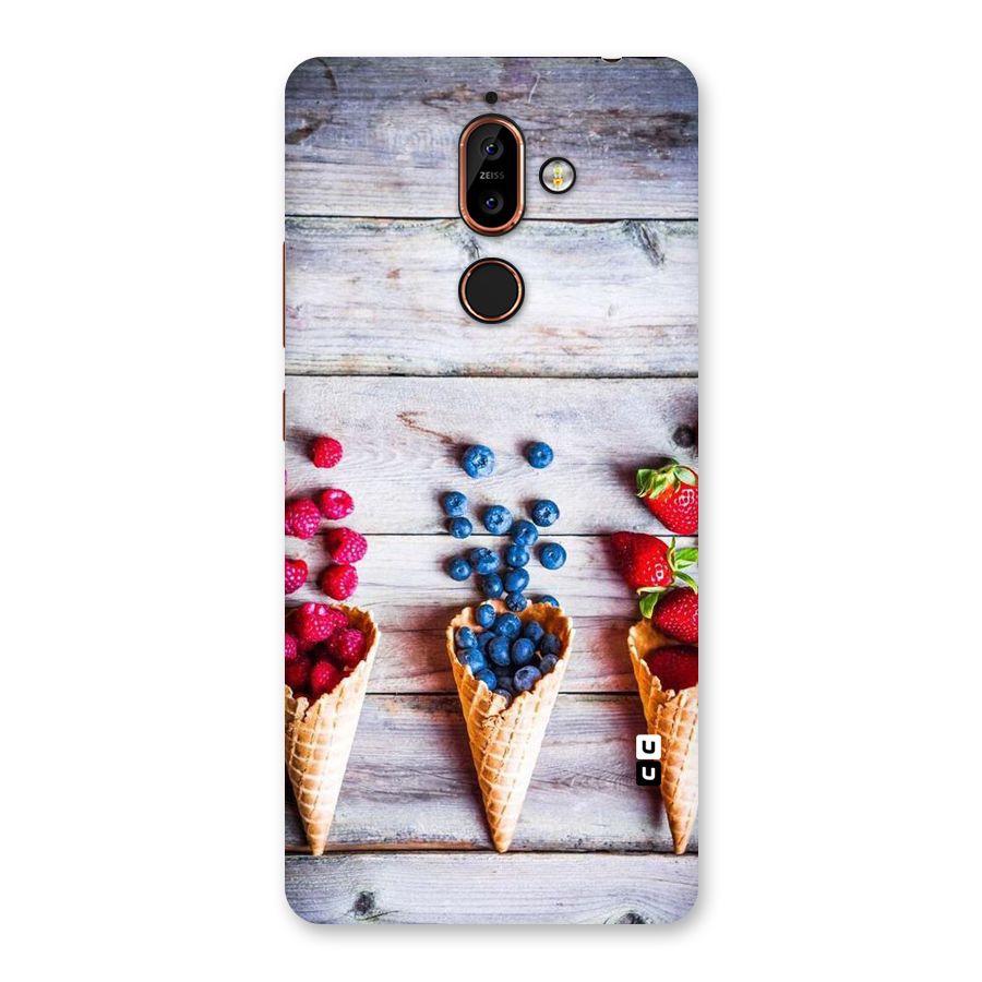Cone Fruits Design Back Case for Nokia 7 Plus