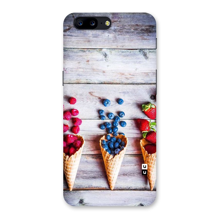Cone Fruits Design Back Case for OnePlus 5