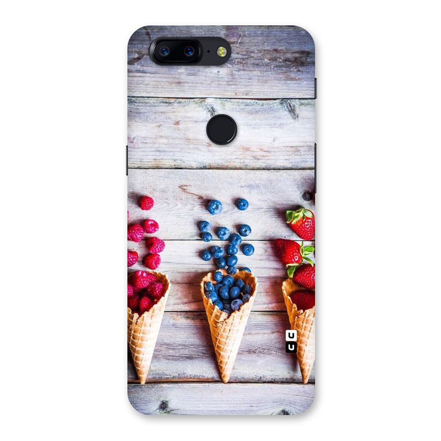 Cone Fruits Design Back Case for OnePlus 5T