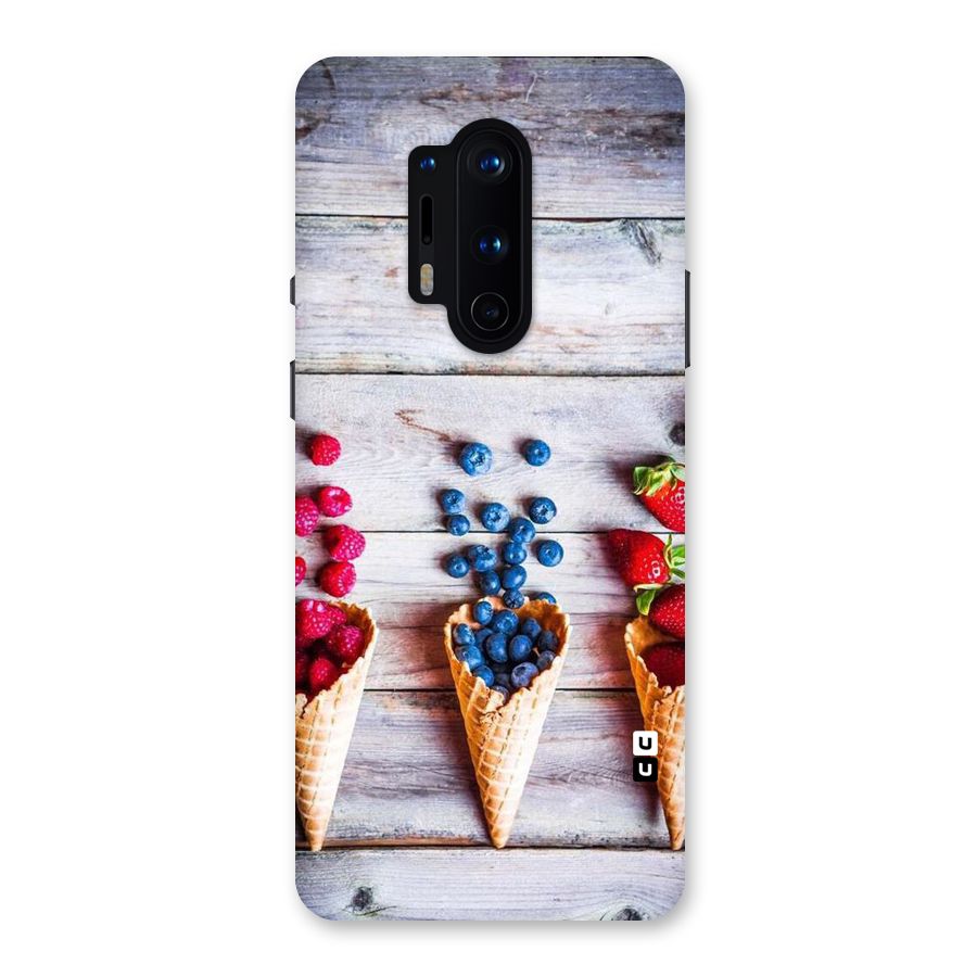 Cone Fruits Design Back Case for OnePlus 8 Pro