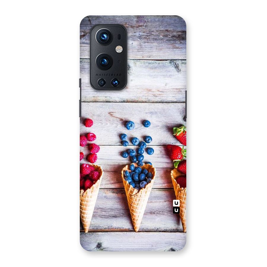 Cone Fruits Design Back Case for OnePlus 9 Pro