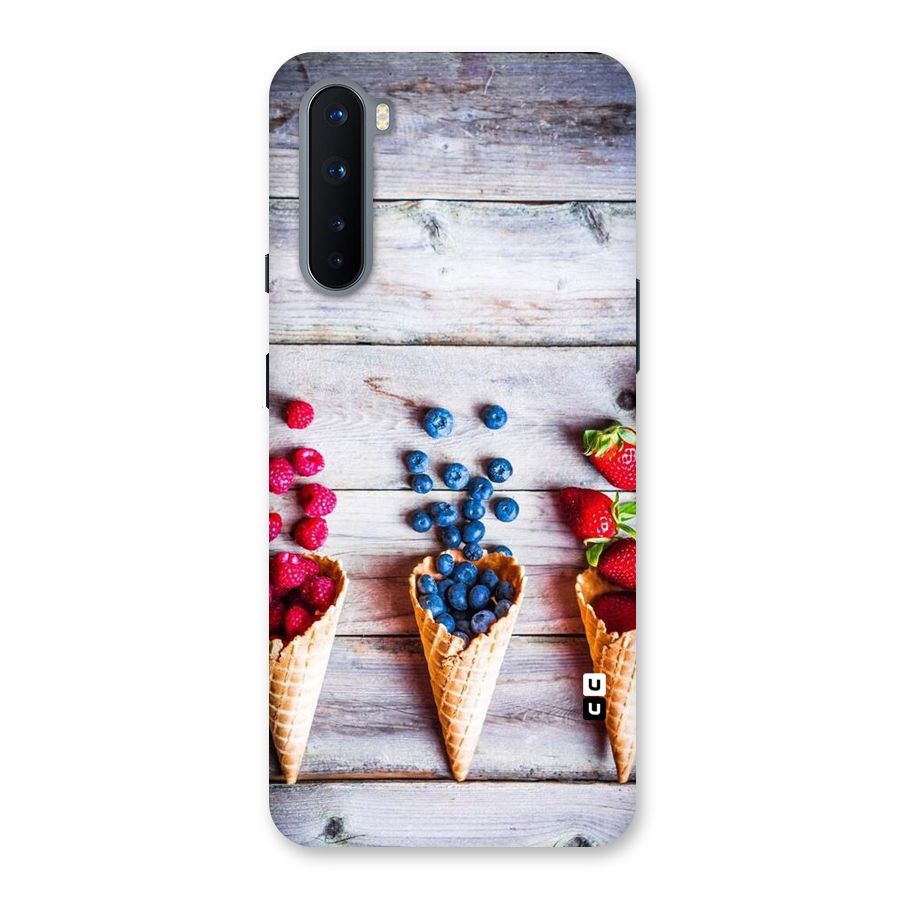 Cone Fruits Design Back Case for OnePlus Nord