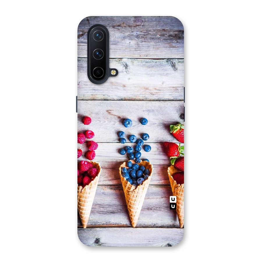 Cone Fruits Design Back Case for OnePlus Nord CE 5G