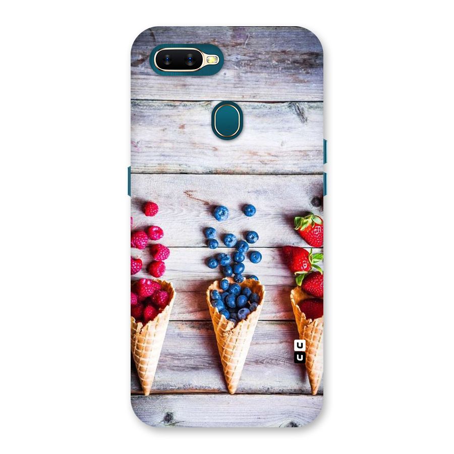 Cone Fruits Design Back Case for Oppo A11k