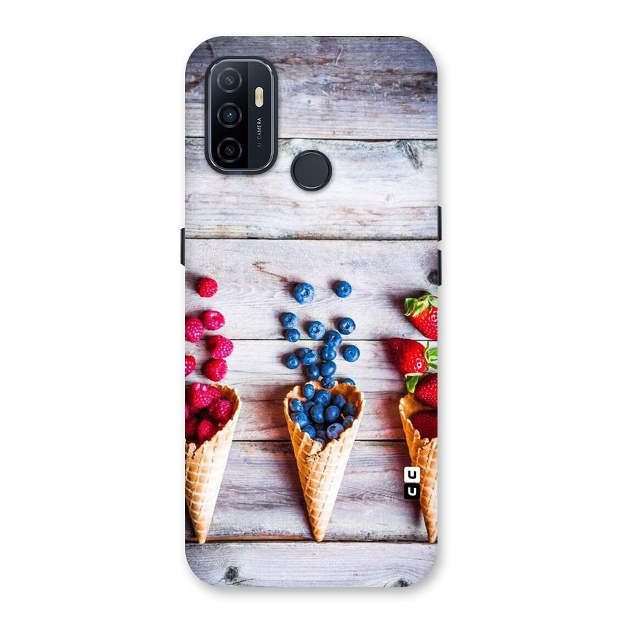 Cone Fruits Design Back Case for Oppo A32