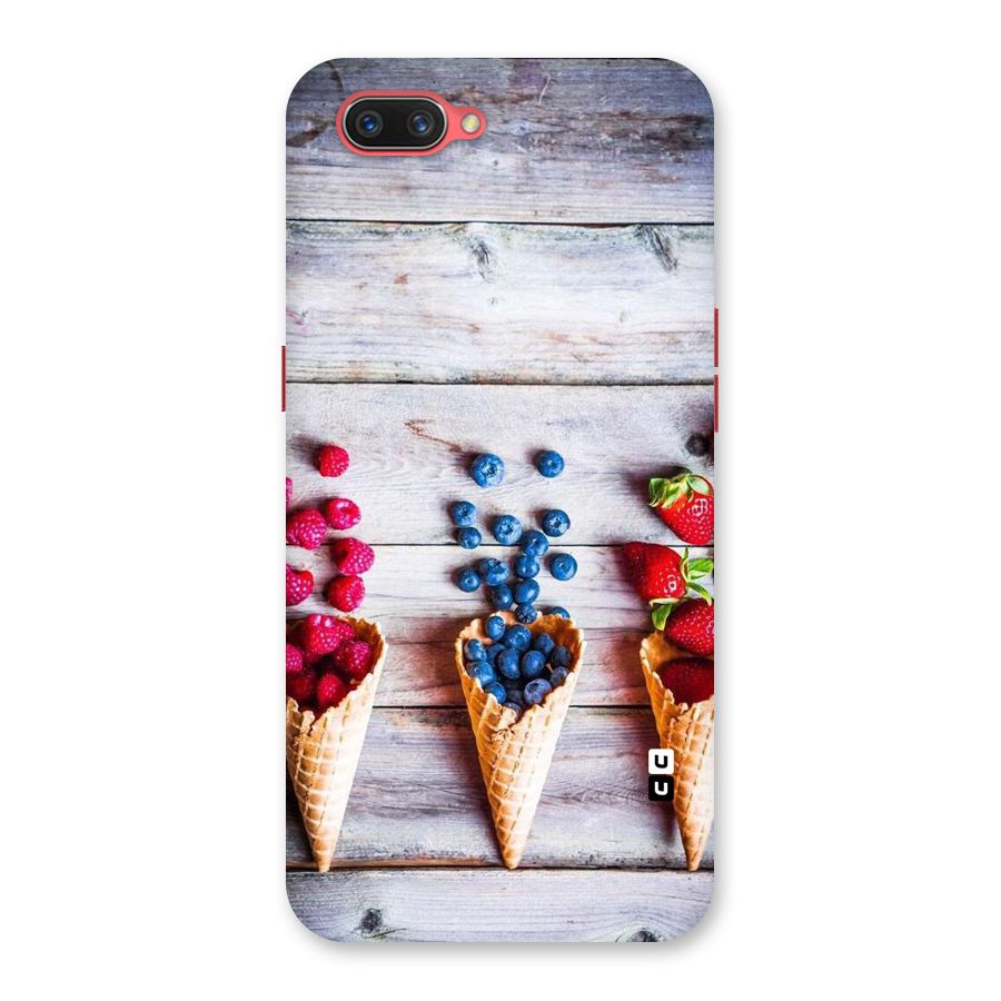 Cone Fruits Design Back Case for Oppo A3s