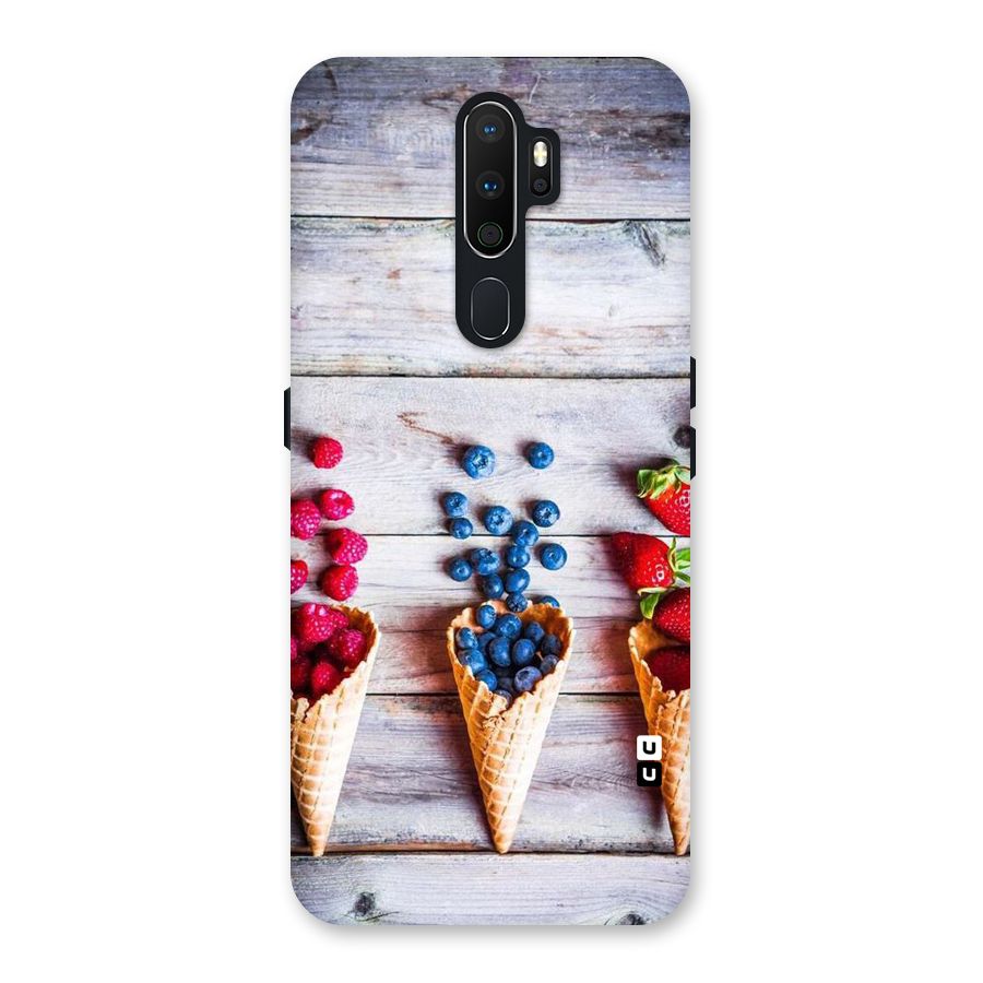 Cone Fruits Design Back Case for Oppo A5 (2020)