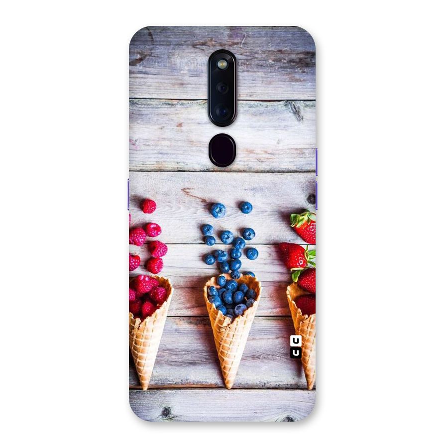 Cone Fruits Design Back Case for Oppo F11 Pro