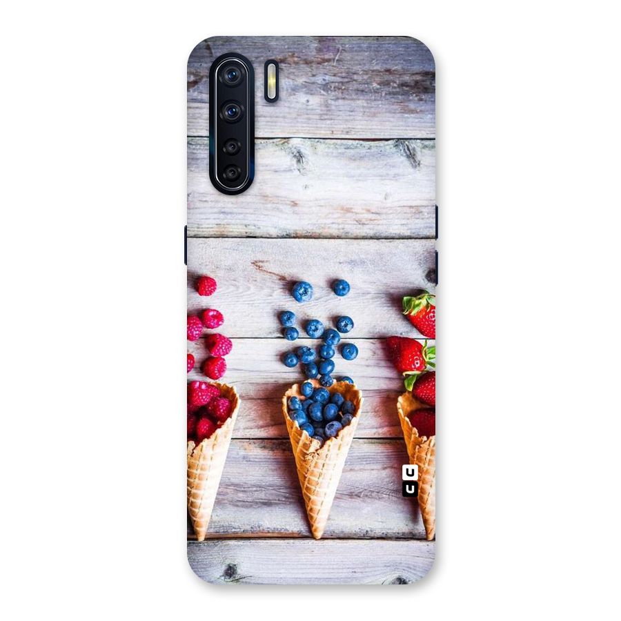Cone Fruits Design Back Case for Oppo F15