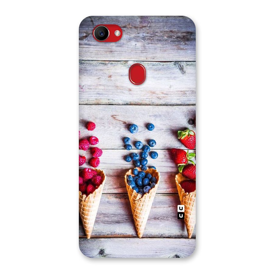 Cone Fruits Design Back Case for Oppo F7