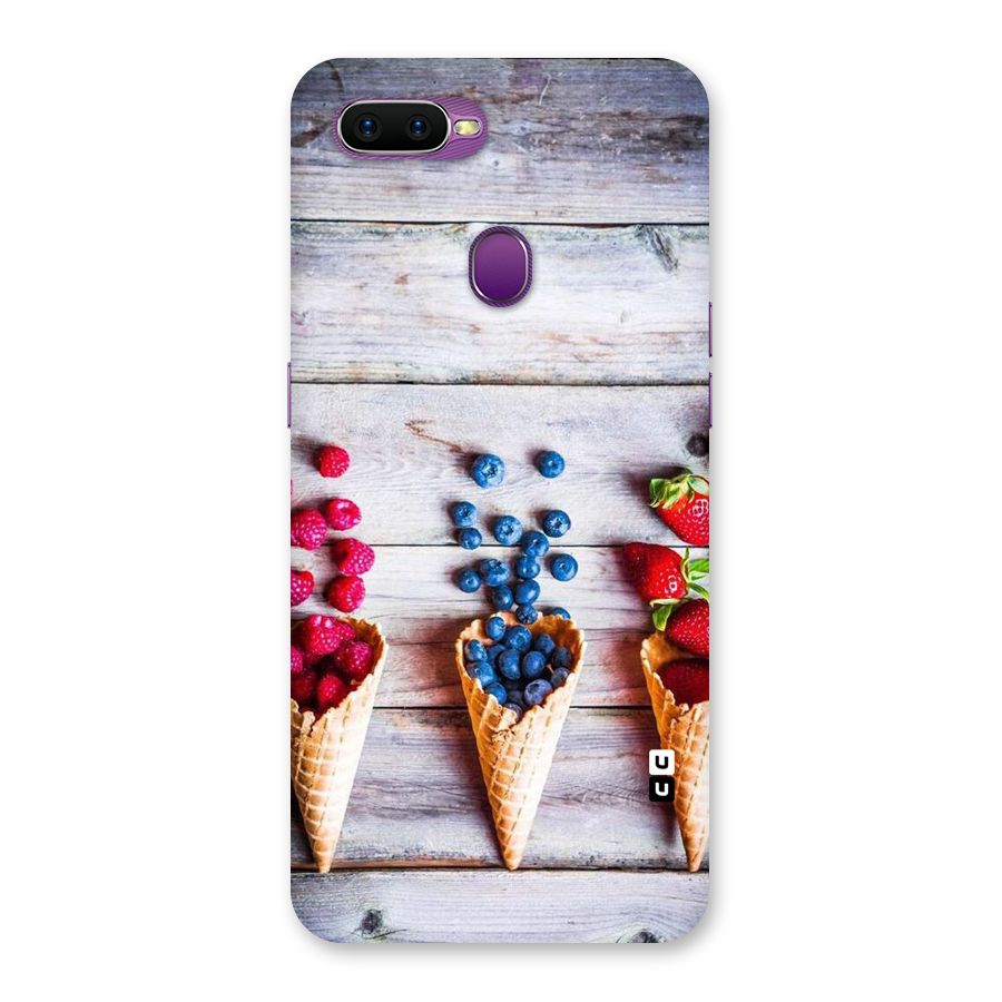Cone Fruits Design Back Case for Oppo F9