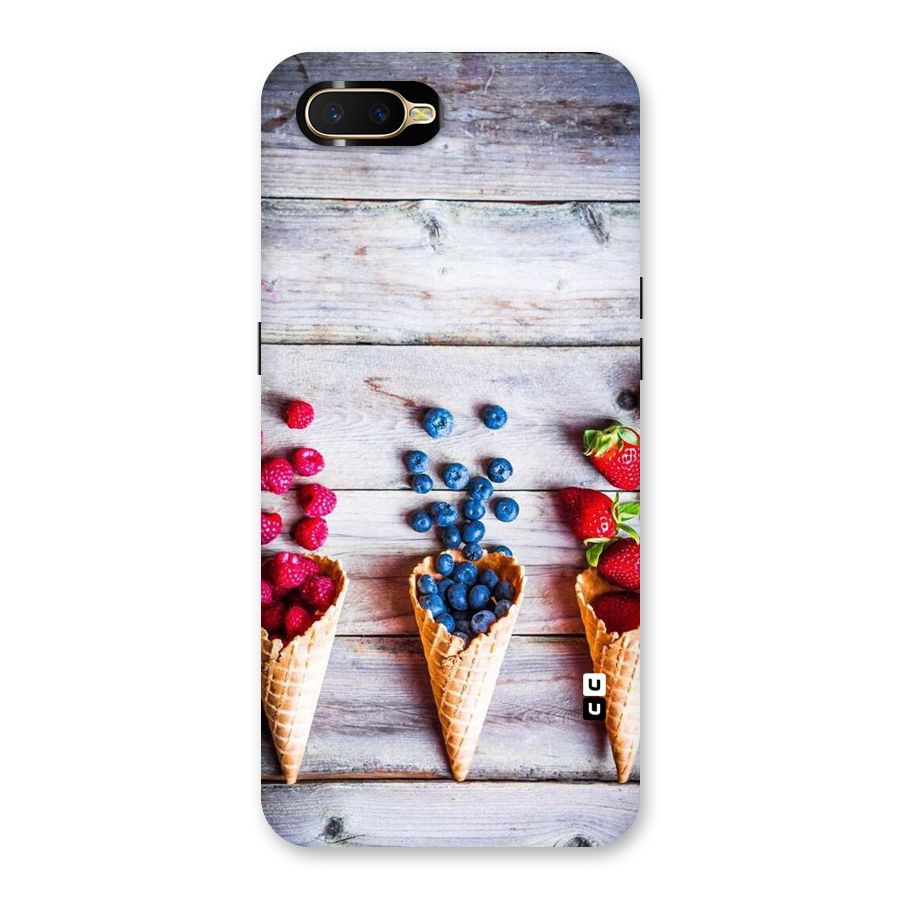 Cone Fruits Design Back Case for Oppo K1