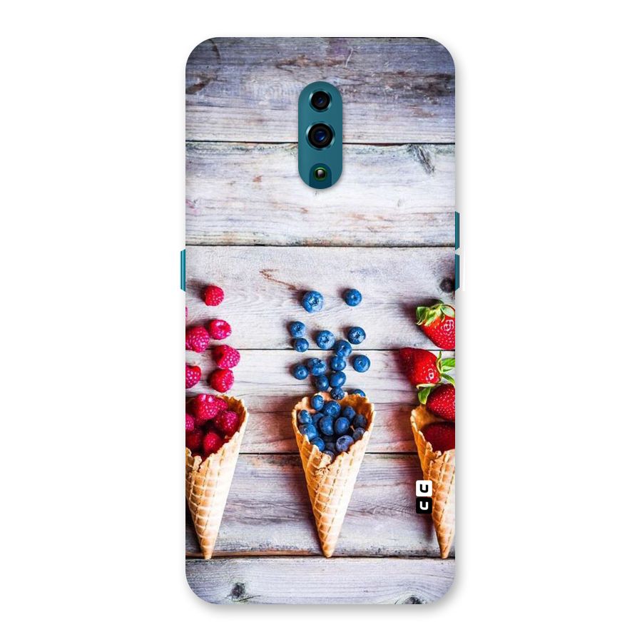 Cone Fruits Design Back Case for Oppo Reno