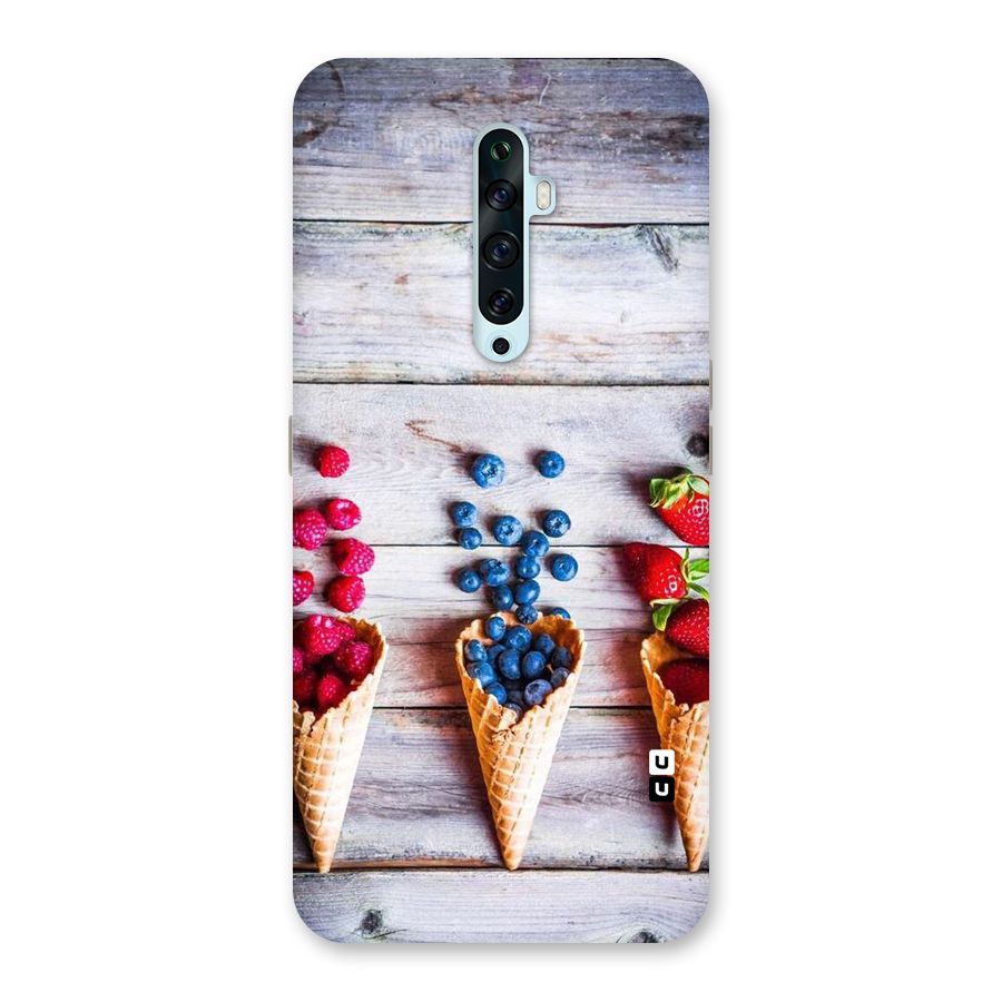 Cone Fruits Design Back Case for Oppo Reno2 Z