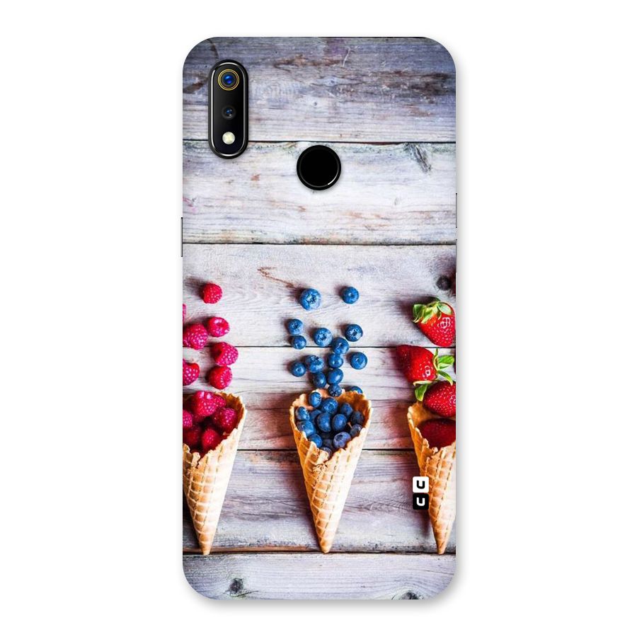 Cone Fruits Design Back Case for Realme 3