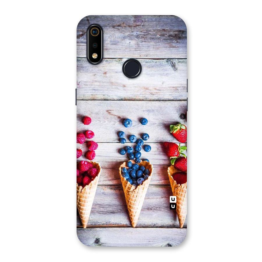 Cone Fruits Design Back Case for Realme 3i