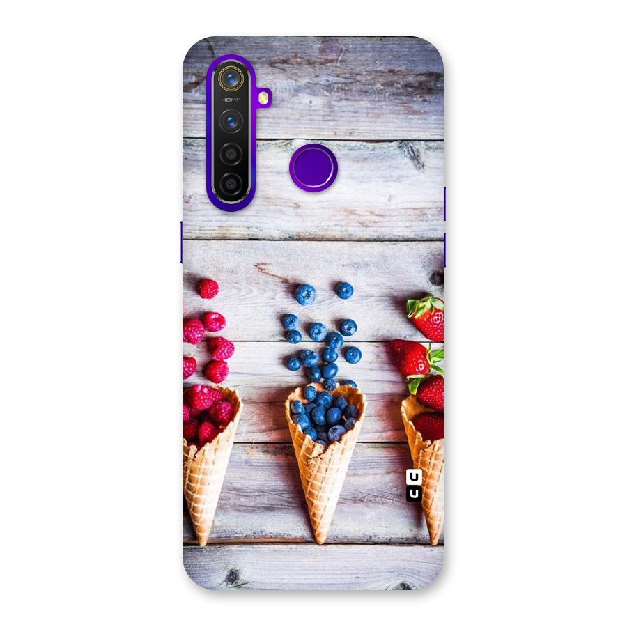 Cone Fruits Design Back Case for Realme 5 Pro