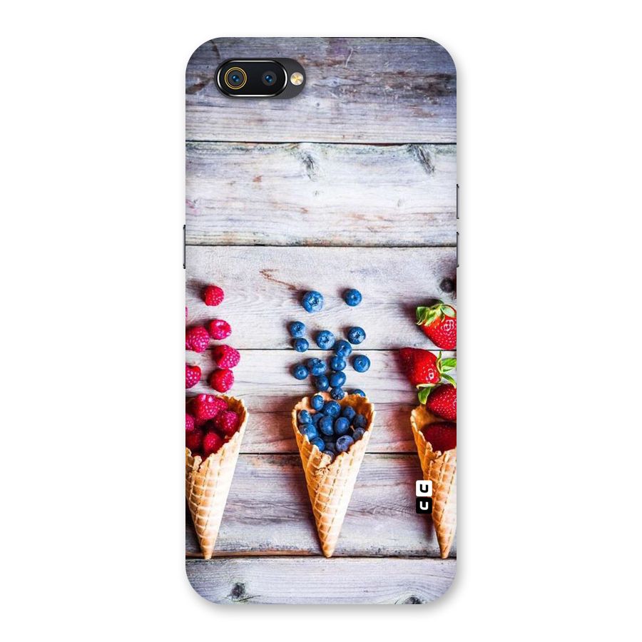 Cone Fruits Design Back Case for Realme C2