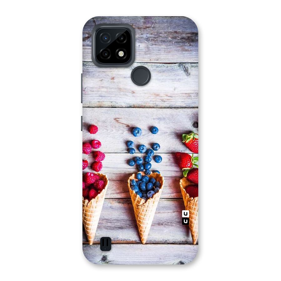 Cone Fruits Design Back Case for Realme C21