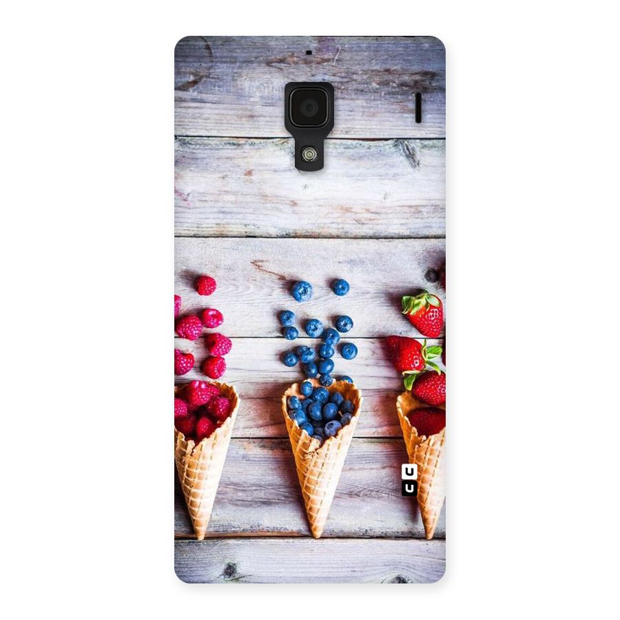 Cone Fruits Design Back Case for Redmi 1S