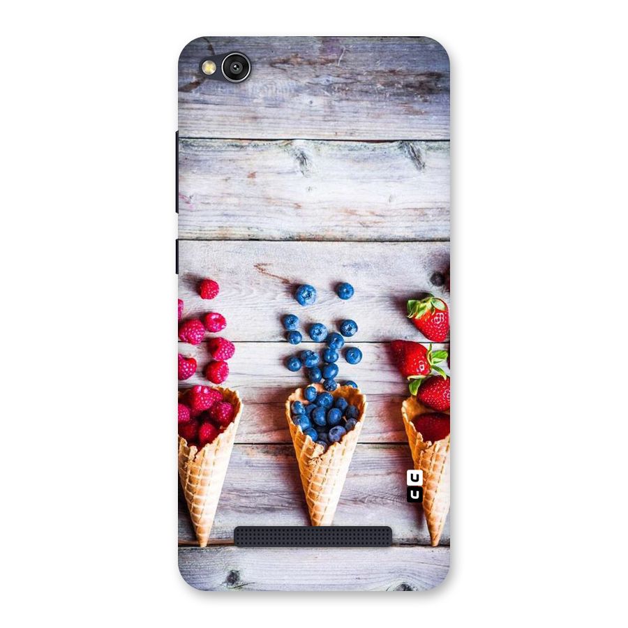 Cone Fruits Design Back Case for Redmi 4A