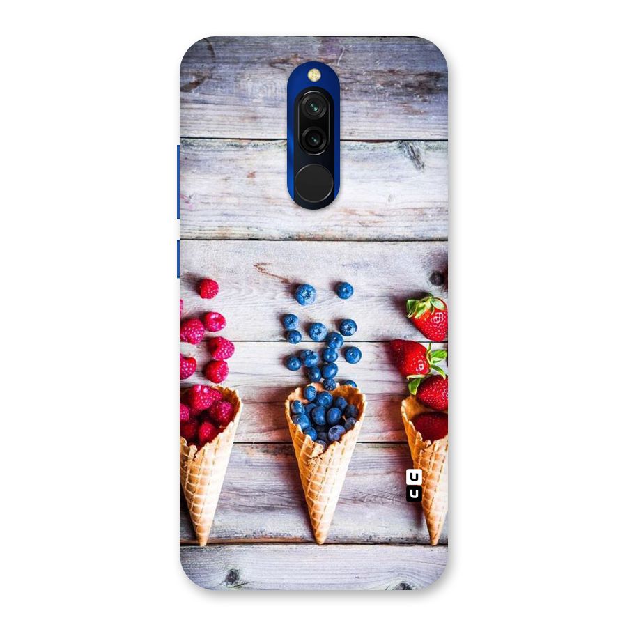 Cone Fruits Design Back Case for Redmi 8