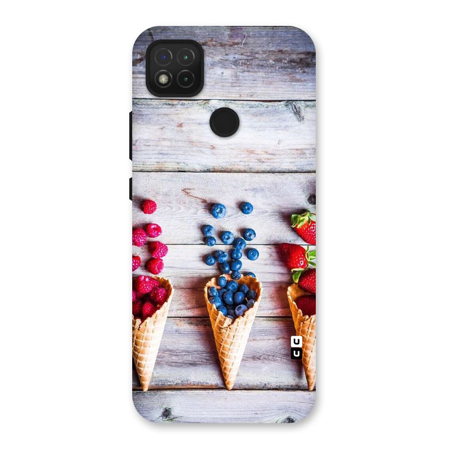 Cone Fruits Design Back Case for Redmi 9