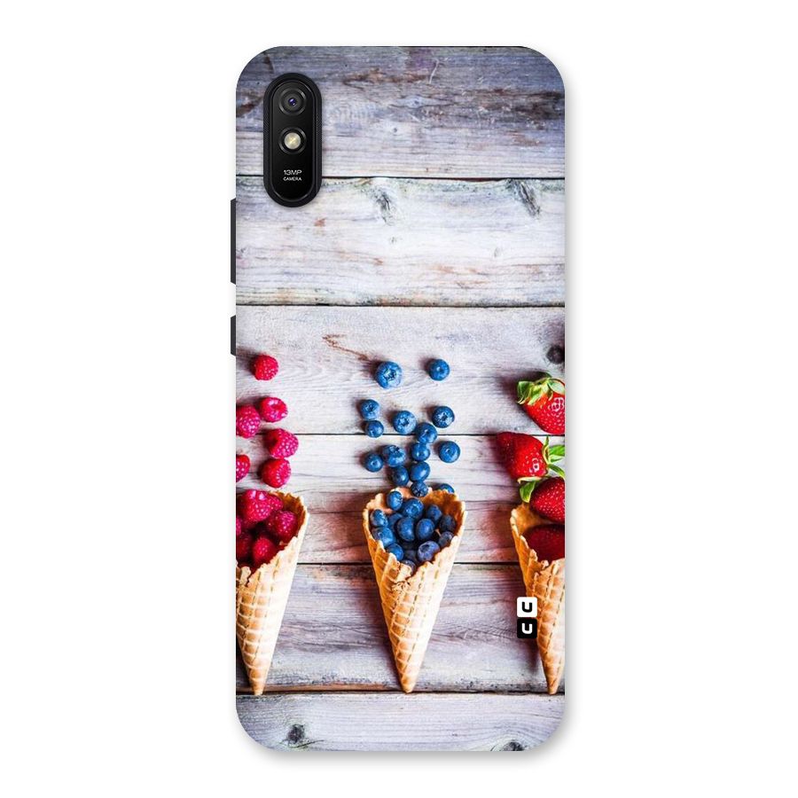Cone Fruits Design Back Case for Redmi 9i