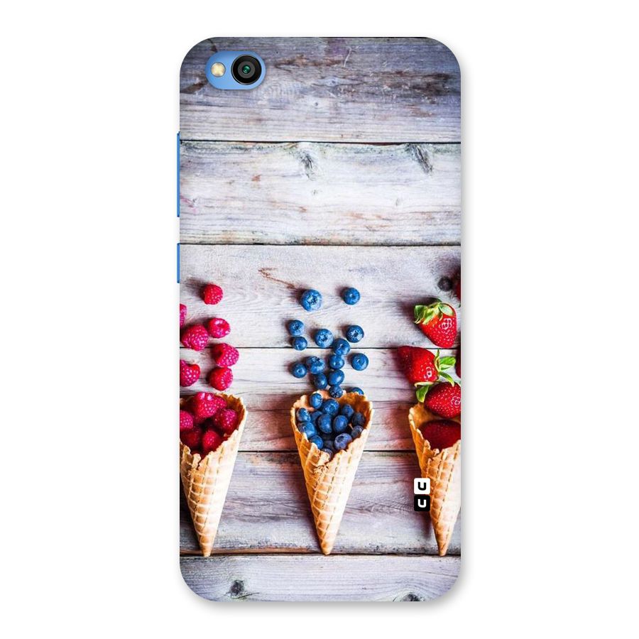 Cone Fruits Design Back Case for Redmi Go
