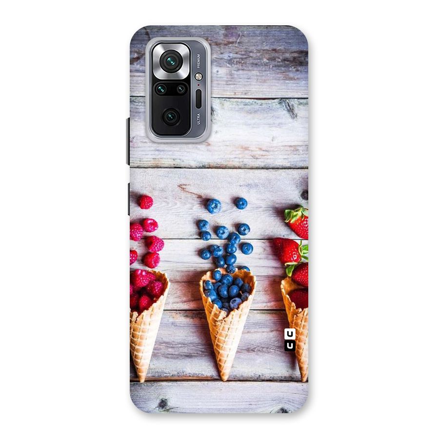 Cone Fruits Design Back Case for Redmi Note 10 Pro
